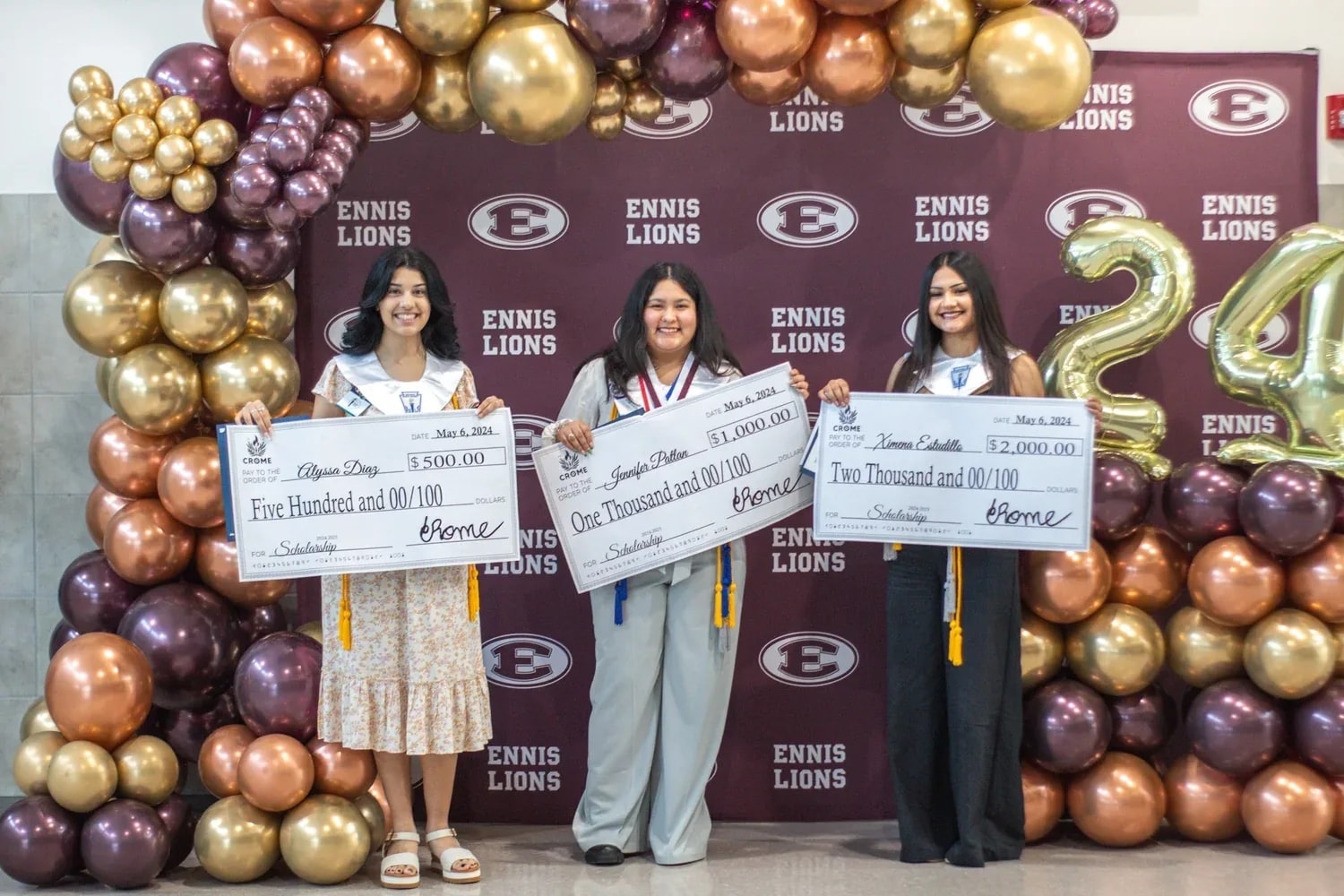 CROME scholarship recipients celebrating their next chapter